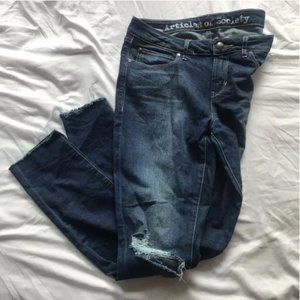 Articles of Society Knee Rip Skinny Jeans, size 28